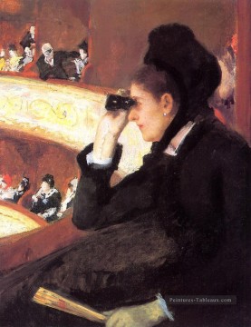 Mary Cassatt œuvres - Au Français un sketch aka à l’opéra mères des enfants Mary Cassatt